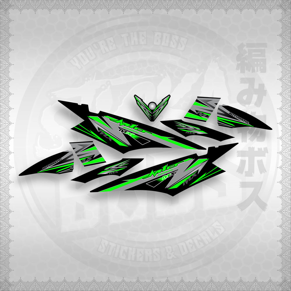 STICKER DECALS for MIO SOUL I (MSISTCA) By STICKABOSS (SOFIE LAMINATED WATERPROOF)