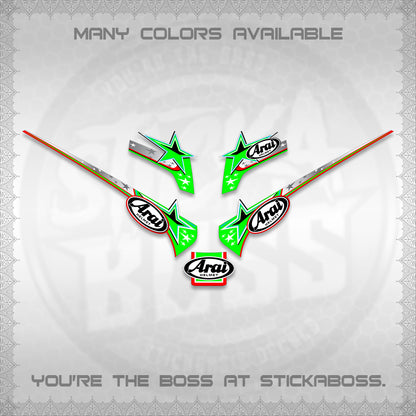 GIORNO 125 THAI DECALS (2026 ARAI S001) STICKER DECALS BY STICKABOSS