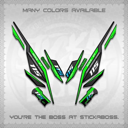 MIO SOUL I 115 GT INDO DECALS (0002 DESIGN)STICKER DECALS By STICKABOSS