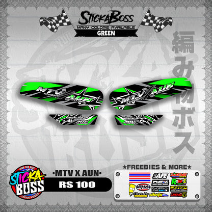 RS 100 DECALS ( MTV X AUN )【WITH FREEBIES】