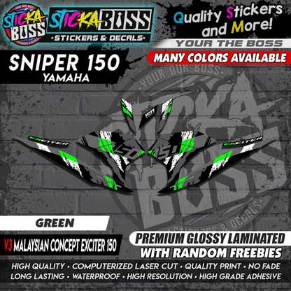 SNIPER 150 Decals 【 v3 Malaysian Concept EXCITER 150 】