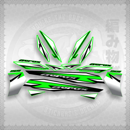 AEROX 155 V2 INDO-MALAY CONCEPT ( MALAYSIAN COMTOM 3 ) STICKER DECALS By STICKABOSS