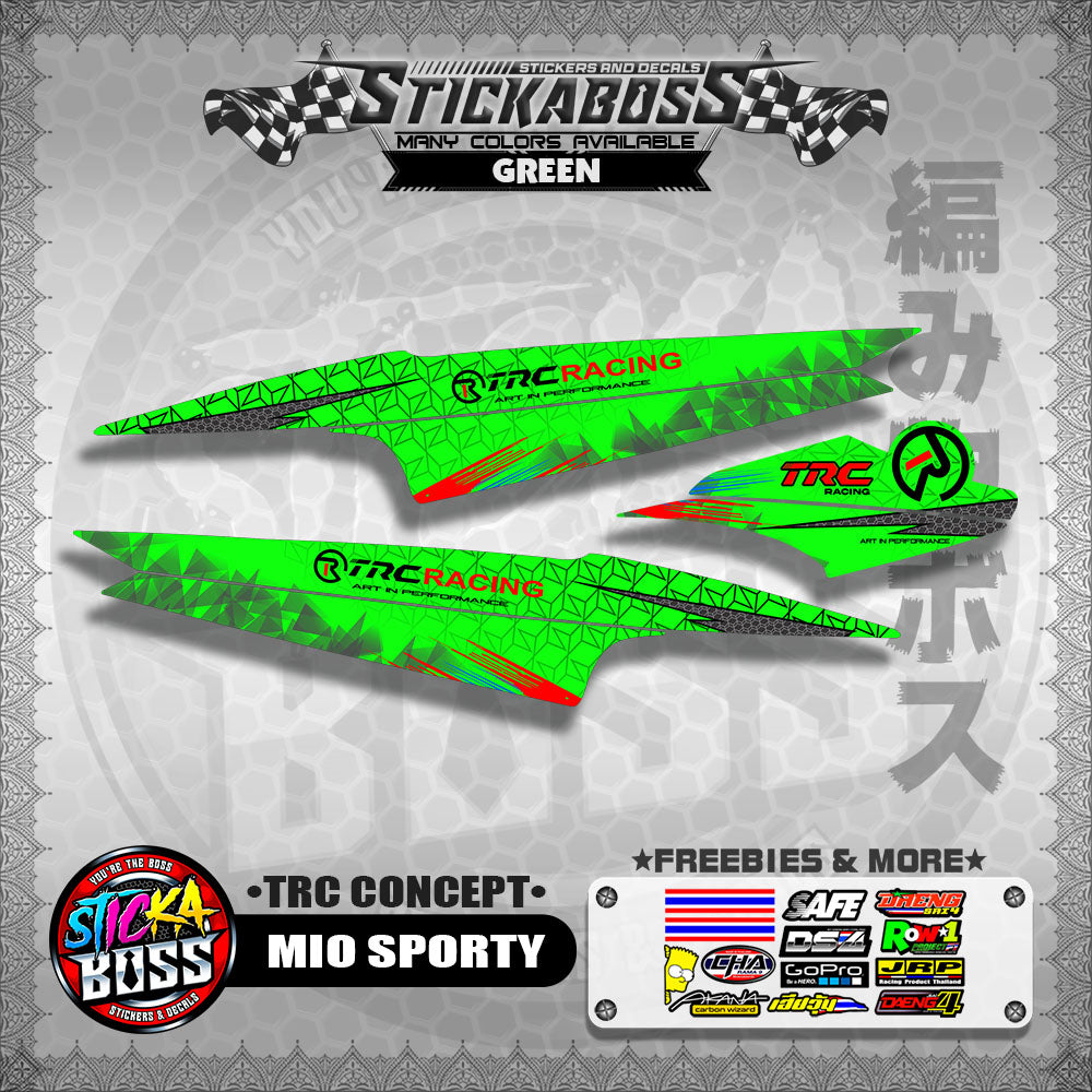 MIO SPORTY STICKER DECALS ( TRC CONCEPT )【WITH FREEBIES】