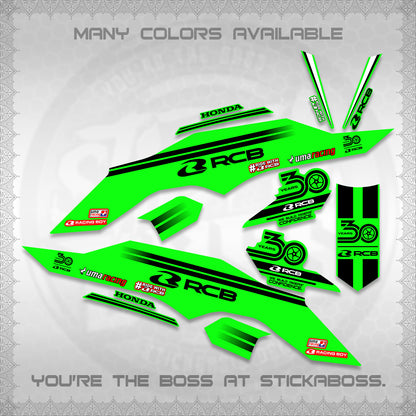 CLICK 125 V3 DECALS (2026 30TH ANNIVERSARY RACING DESIGN) STICKER DECALS By STICKABOSS