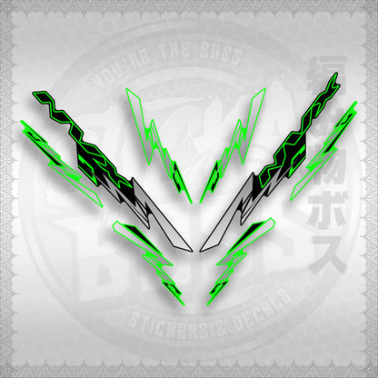 AEROX 155 V2 INDO-MALAY CONCEPT ( NVX ALPHA x OMEGA ) STICKER DECALS By STICKABOSS