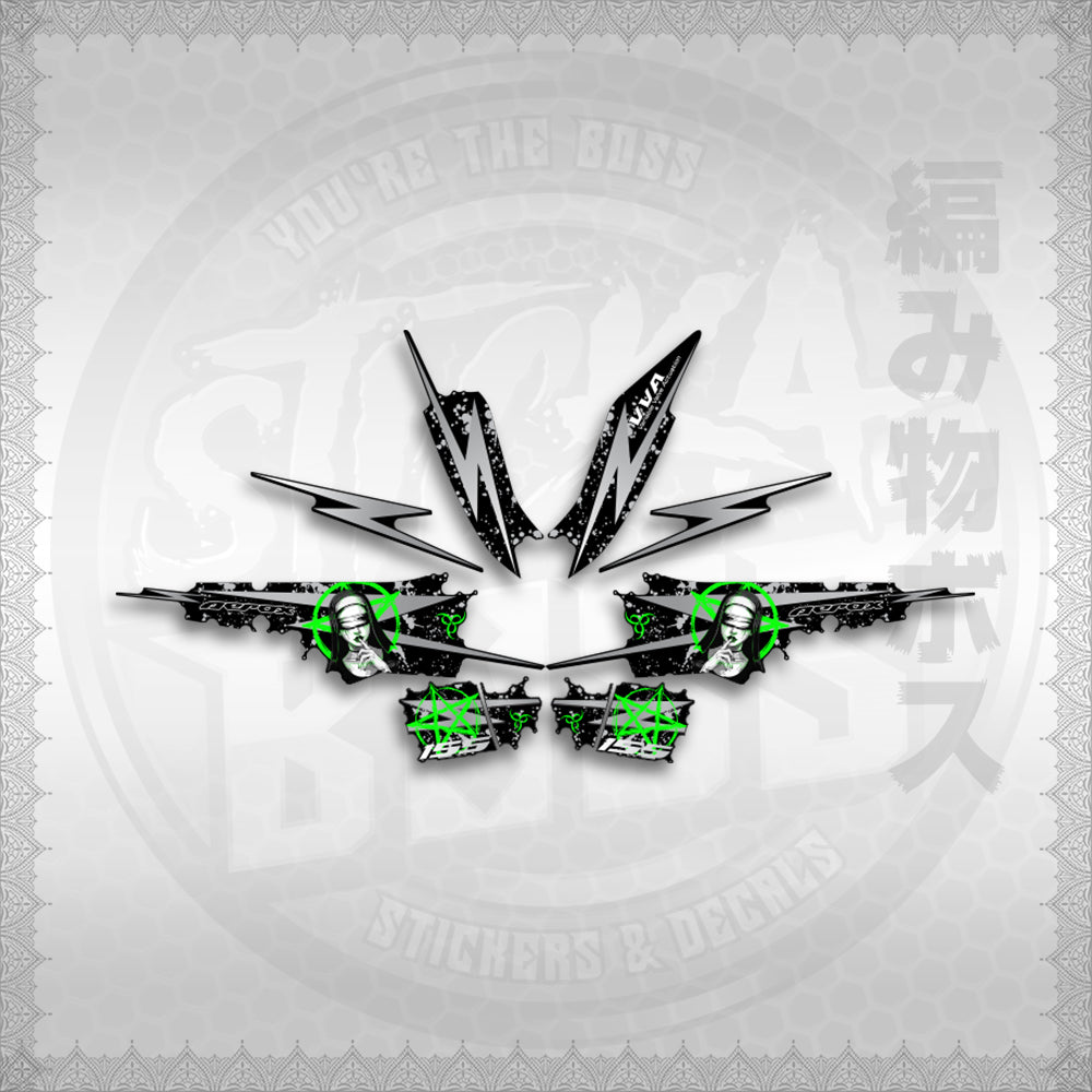 STICKER DECALS for AEROX 155 V2 MALAYSIAN (AV2STLASA) By STICKABOSS (SOFIE LAMINATED WATERPROOF)