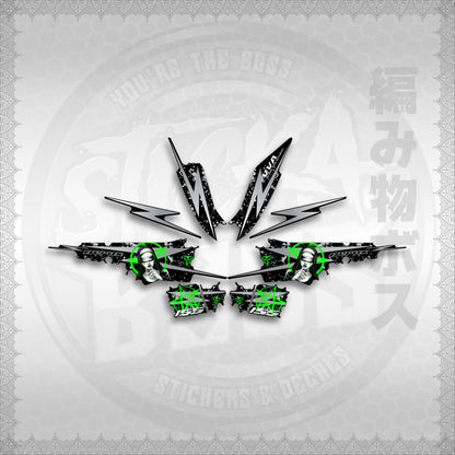 STICKER DECALS for AEROX 155 V2 MALAYSIAN (AV2STLASA) By STICKABOSS (SOFIE LAMINATED WATERPROOF)