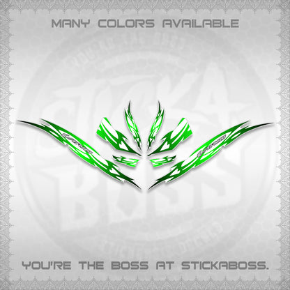 CLICK 125 V3 INDO VARIO FOR WHITE DECALS (2026 NUSANTARA STRIPING) STICKER DECALS By STICKABOSS