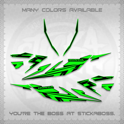CLICK 125 V4 DECALS (2026 MINIMAL 001 DESIGN) STICKER DECALS By STICKABOSS
