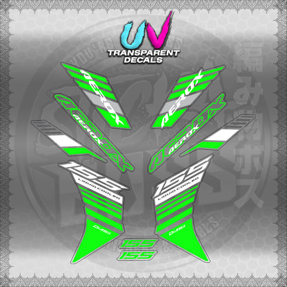 【PREMIUM UV PRINT】TRANSPARENT AEROX V3 ALPHA TURBO INDO (AV3BAST)【WITH FREEBIES】