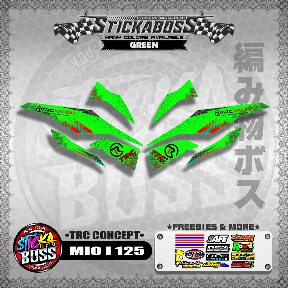 MIO I 125 STICKER DECALS ( TRC CONCEPT )【WITH FREEBIES】