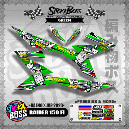 RAIDER 150 Fi DECALS ( DAENG x JRP 2023 )【WITH FREEBIES】