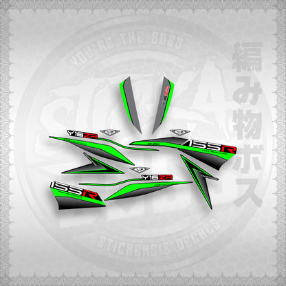 STICKER DECALS for SNIPER 155R (S155Y1SLDE) By STICKABOSS (SOFIE LAMINATED WATERPROOF)