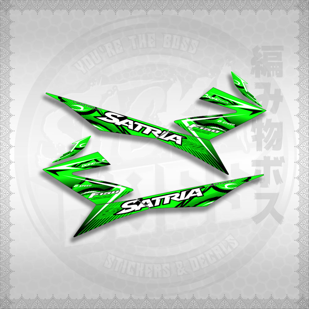 STICKER DECALS for RAIDER 150 FI (RFISATHMATH) By STICKABOSS (SOFIE LAMINATED WATERPROOF)