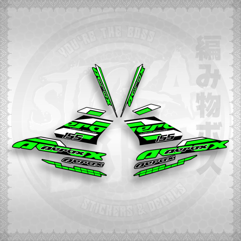 AEROX 155 V1 THAI CONCEPT ( NITRO EDGE ) STICKER DECALS By STICKABOSS