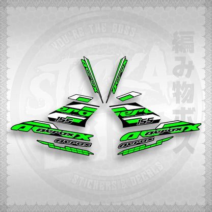AEROX 155 V1 THAI CONCEPT ( NITRO EDGE ) STICKER DECALS By STICKABOSS