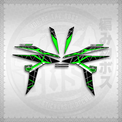 STICKER DECALS for SNIPER 155 MALAYSIAN (S155MICIY16) By STICKABOSS (SOFIE LAMINATED WATERPROOF)