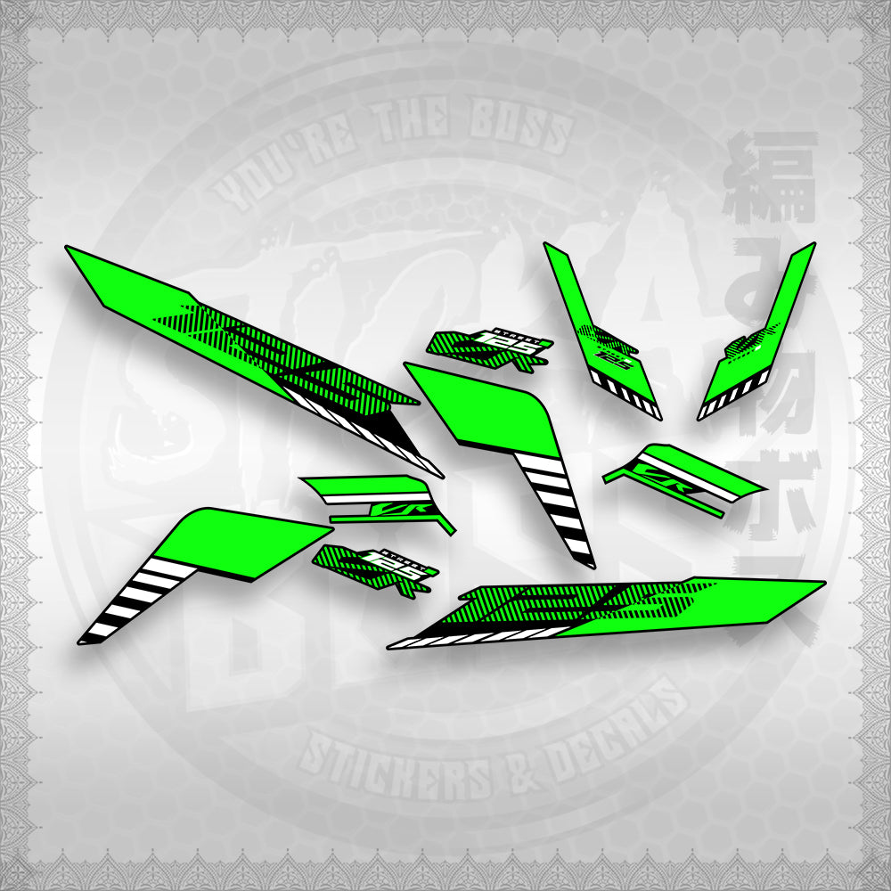 STICKER DECALS for CLICK 125 V3 (CV3VRSTDE) By STICKABOSS (SOFIE LAMINATED WATERPROOF)