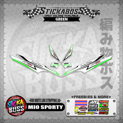 MIO SPORTY INDO DECALS ( FOR WHITE LINE STRIPPING A8 )【WITH FREEBIES】