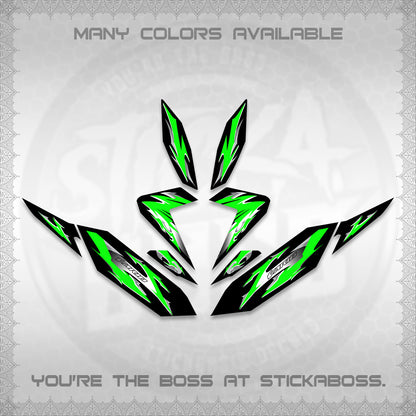 CLICK 125 V4 VARIO DECALS (2026 MODERN TRIBAL DESIGN) STICKER KITS By STICKABOSS