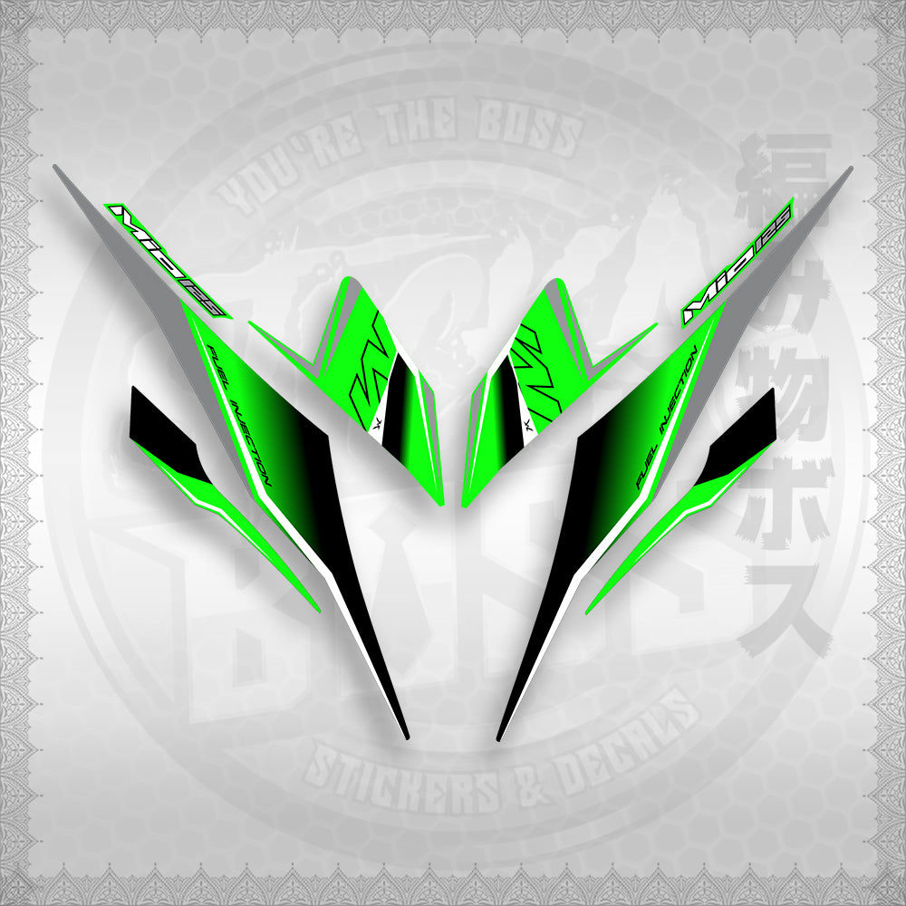 STICKER DECALS for MIO I 125 M3 (MIISTMO) By STICKABOSS (SOFIE LAMINATED WATERPROOF)