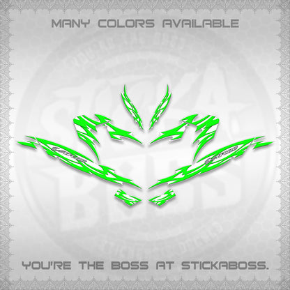 CLICK 125 V4 INDO VARIO FOR WHITE DECALS (2026 NUSANTARA STRIPING) STICKER DECALS By STICKABOSS