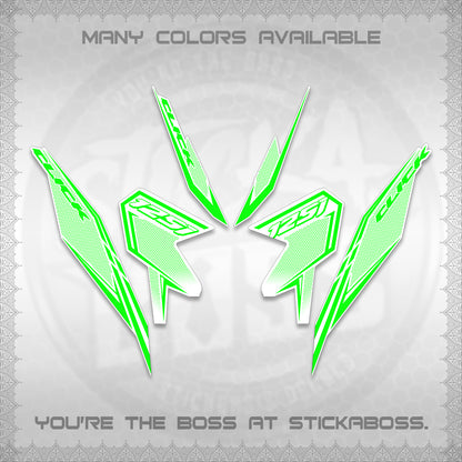 CLICK 125 V3 FOR WHITE DECALS (2026 LINE UP DESIGN) STICKER KITS By STICKABOSS