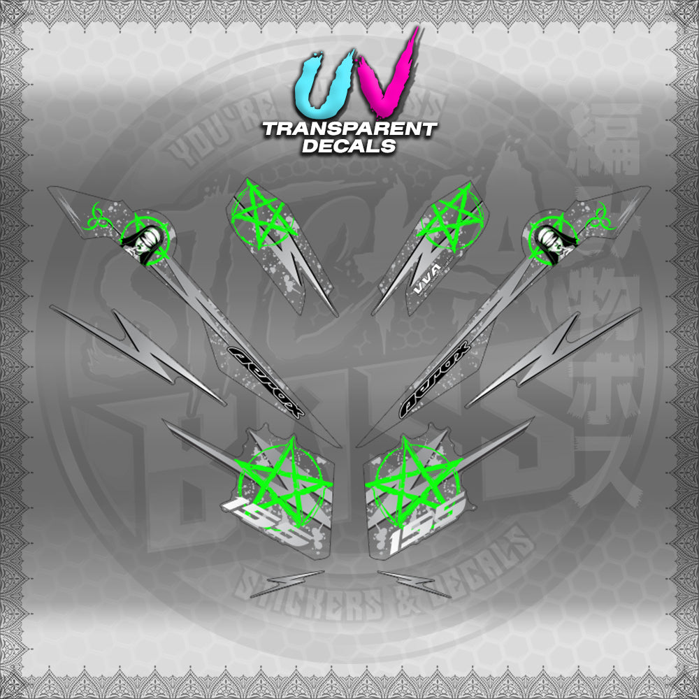 【PREMIUM UV PRINT】TRANSPARENT AEROX V3 ALPHA TURBO INDO (AV3STLASA)【WITH FREEBIES】