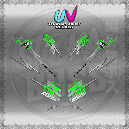 【PREMIUM UV PRINT】TRANSPARENT AEROX V3 ALPHA TURBO INDO (AV3STLASA)【WITH FREEBIES】