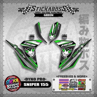SNIPER 155 STICKER DECALS ( DYNO PRO )【WITH FREEBIES】