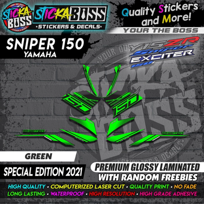 SNIPER 150 Stock Decals ( Special Edition 2021 ) [ MALAYSIAN CONCEPT / EXCITER 150 / Y15ZR ]