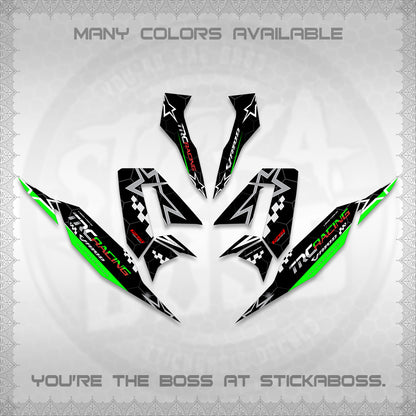 CLICK V4 DECALS (2026 TRC RACING DESIGN)STICKER DECALS By STICKABOSS