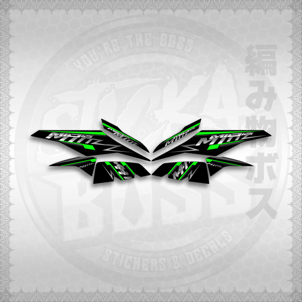 STICKER DECALS for MIO I 125 M3 INDO (MIRSTMIZ) By STICKABOSS (SOFIE LAMINATED WATERPROOF)