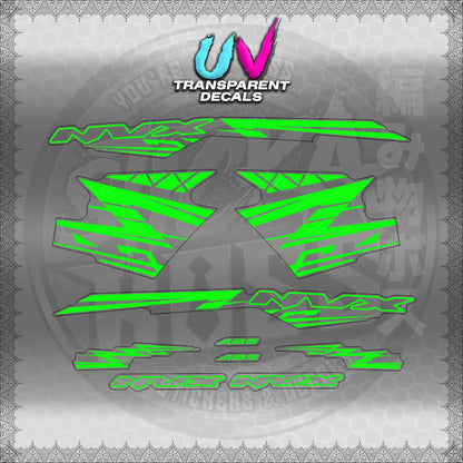 【PREMIUM UV PRINT】TRANSPARENT AEROX V3 ALPHA TURBO INDO (AV314ARV9S)【WITH FREEBIES】