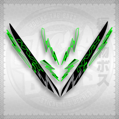 AEROX 155 V1 INDO-MALAY CONCEPT ( NVX ALPHA x OMEGA ) STICKER DECALS By STICKABOSS