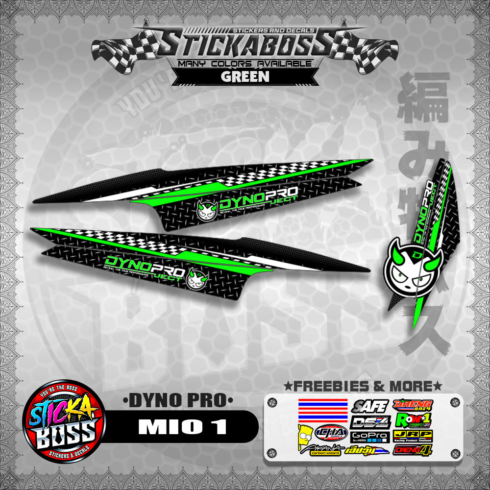 MIO 1 STICKER DECALS ( DYNO PRO )【WITH FREEBIES】
