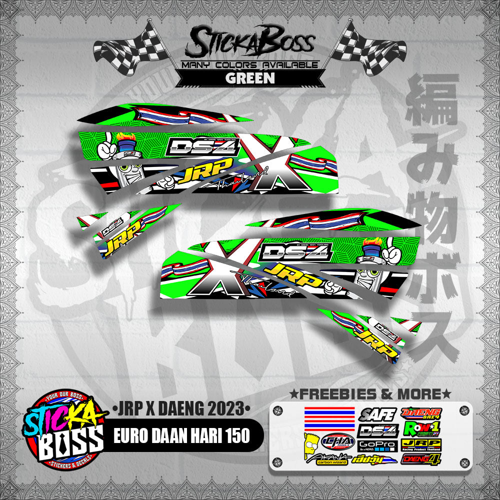 EURO DAAN HARI 150 DECALS ( JRP X DAENG 2023 )【WITH FREEBIES】