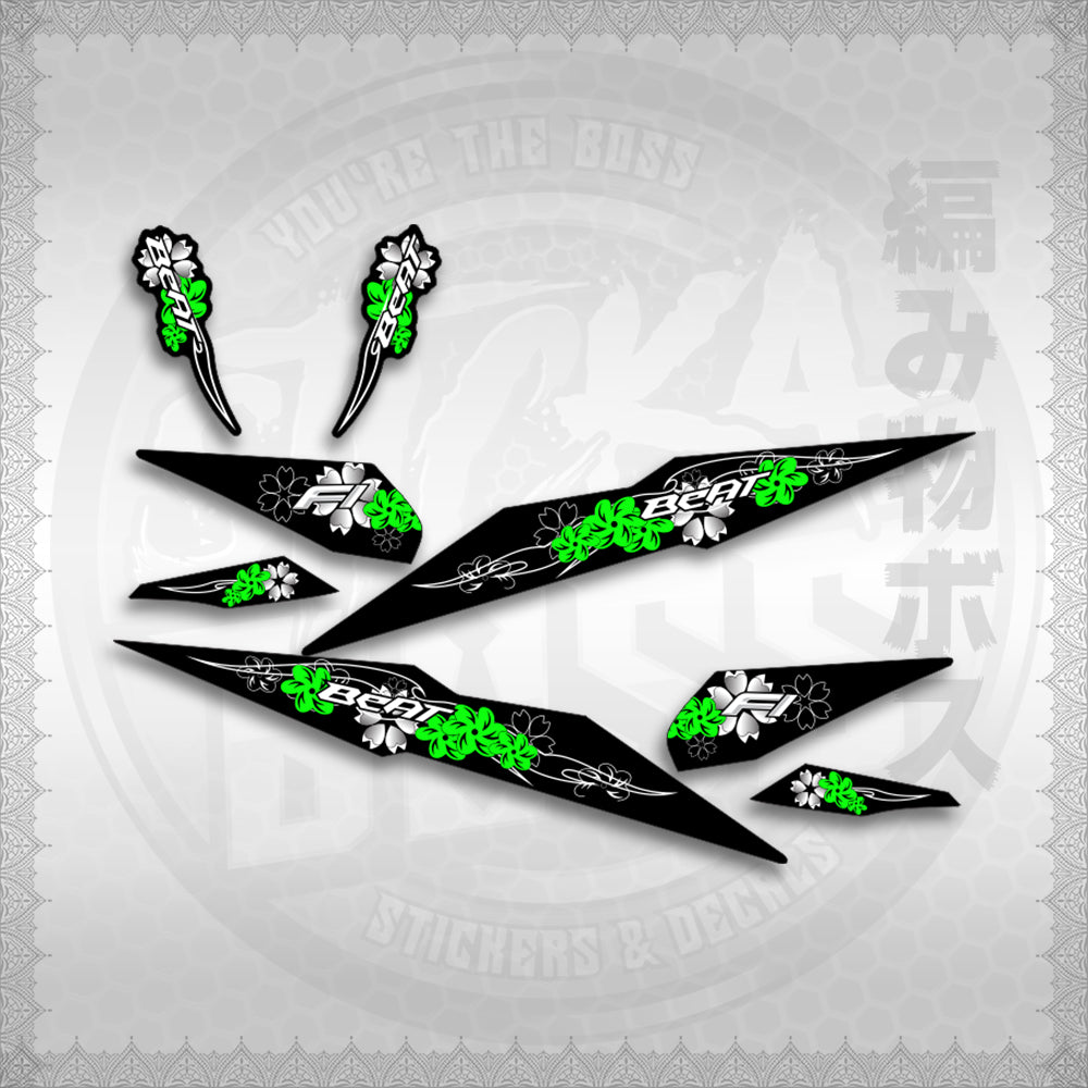 STICKER DECALS for BEAT FI V2 (BV2FLMOIN) By STICKABOSS (SOFIE LAMINATED WATERPROOF)