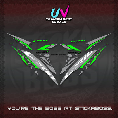 CLICK 125 V2 VARIO UV TRANSPARENT DECALS (2018–2022 STYLE DESIGN) STICKER DECALS BY STICKABOSS