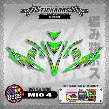 MIO 4 STICKER DECALS ( 2025 NEW AMARIO )【WITH FREEBIES】