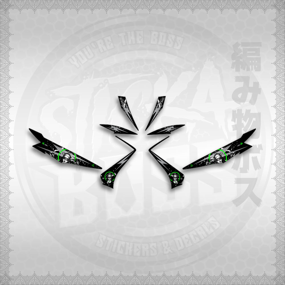 STICKER DECALS for MIO SOUL I CARB MALAYSIAN (MSILASA) By STICKABOSS (SOFIE LAMINATED WATERPROOF)