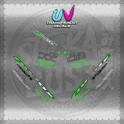 【PREMIUM UV PRINT】TRANSPARENT AEROX V3 ALPHA TURBO INDO (AV3NVBLDE)【WITH FREEBIES】