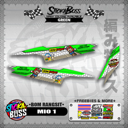 MIO 1 INDO DECALS ( BOM RANGSIT )【WITH FREEBIES】