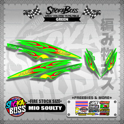 MIO SOULTY DECALS ( FIRE STOCK SIZE )【WITH FREEBIES】
