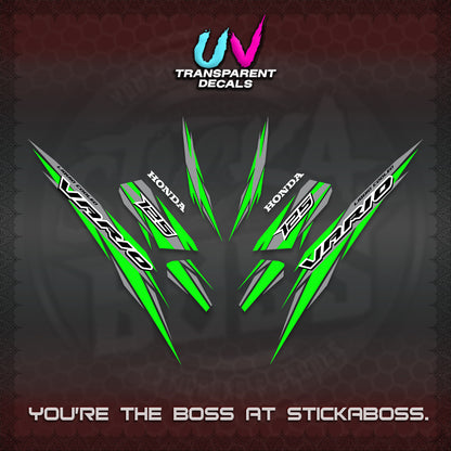 CLICK 125 V3 INDO UV TRANSPARENT DECALS (2024 SV 22-A1 STYLE) STICKER KITS By STICKABOSS