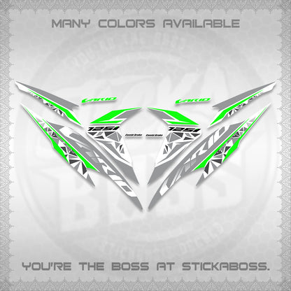 CLICK 125 V2 VARIO FOR WHITE DECALS (2018–2022 STYLE DESIGN) STICKER DECALS BY STICKABOSS