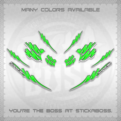 ADV 160 STRIPING FOR WHITE  (1 TONE PUTREA VIRDIAN)STICKER DECALS By STICKABOSS