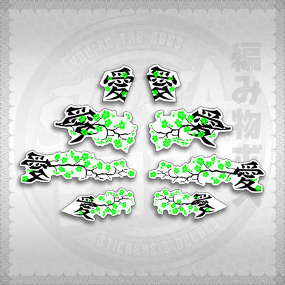 STICKER DECALS for NMAX V3 TURBO INDO FOR WHITE (NV3FWSAXFL) By STICKABOSS (SOFIE LAMINATED WATERPROOF)