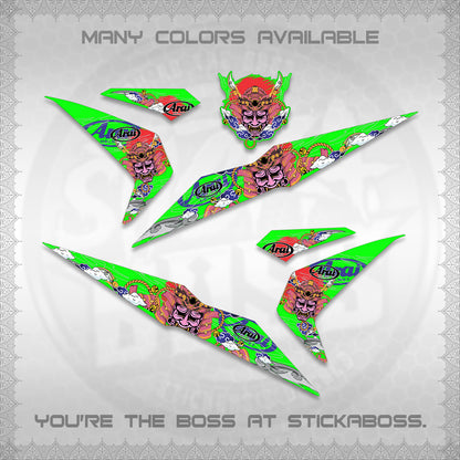 BEAT FI V2 INDO DECALS (2026 NEW SAMURAI MOTIF) STICKER KITS BY STICKABOSS