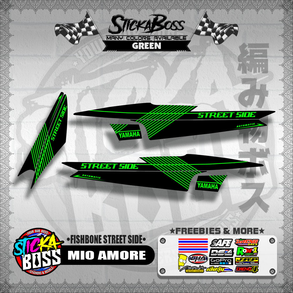 MIO AMORE DECALS ( FISHBONE STREET SIDE )【WITH FREEBIES】